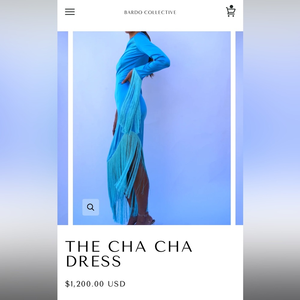 Bardo Collective Cha Cha Dress in Turquoise